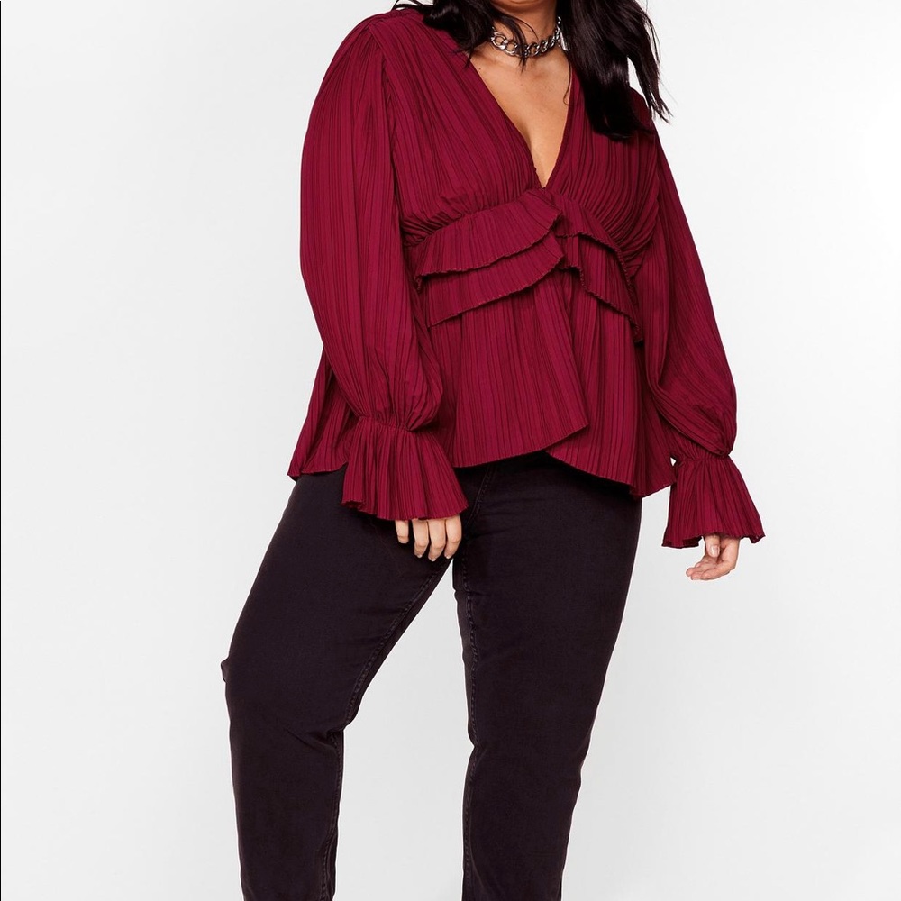 V Neck Blouse